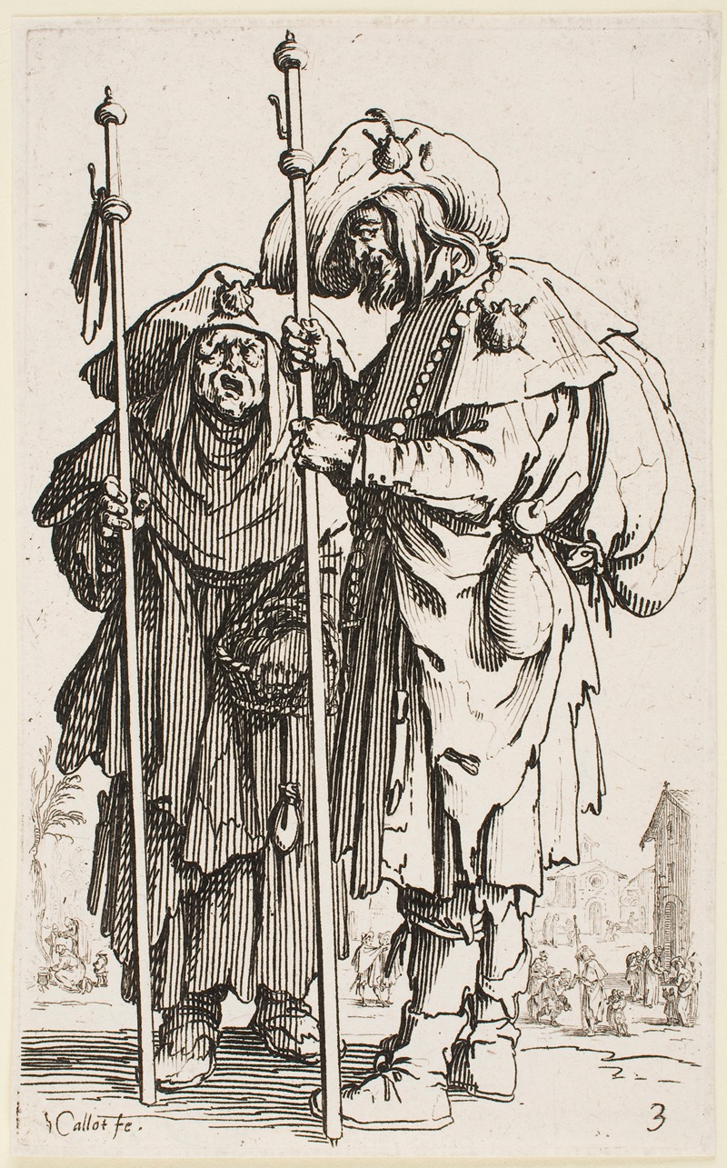 Jacques Callot - The Two Pilgrims