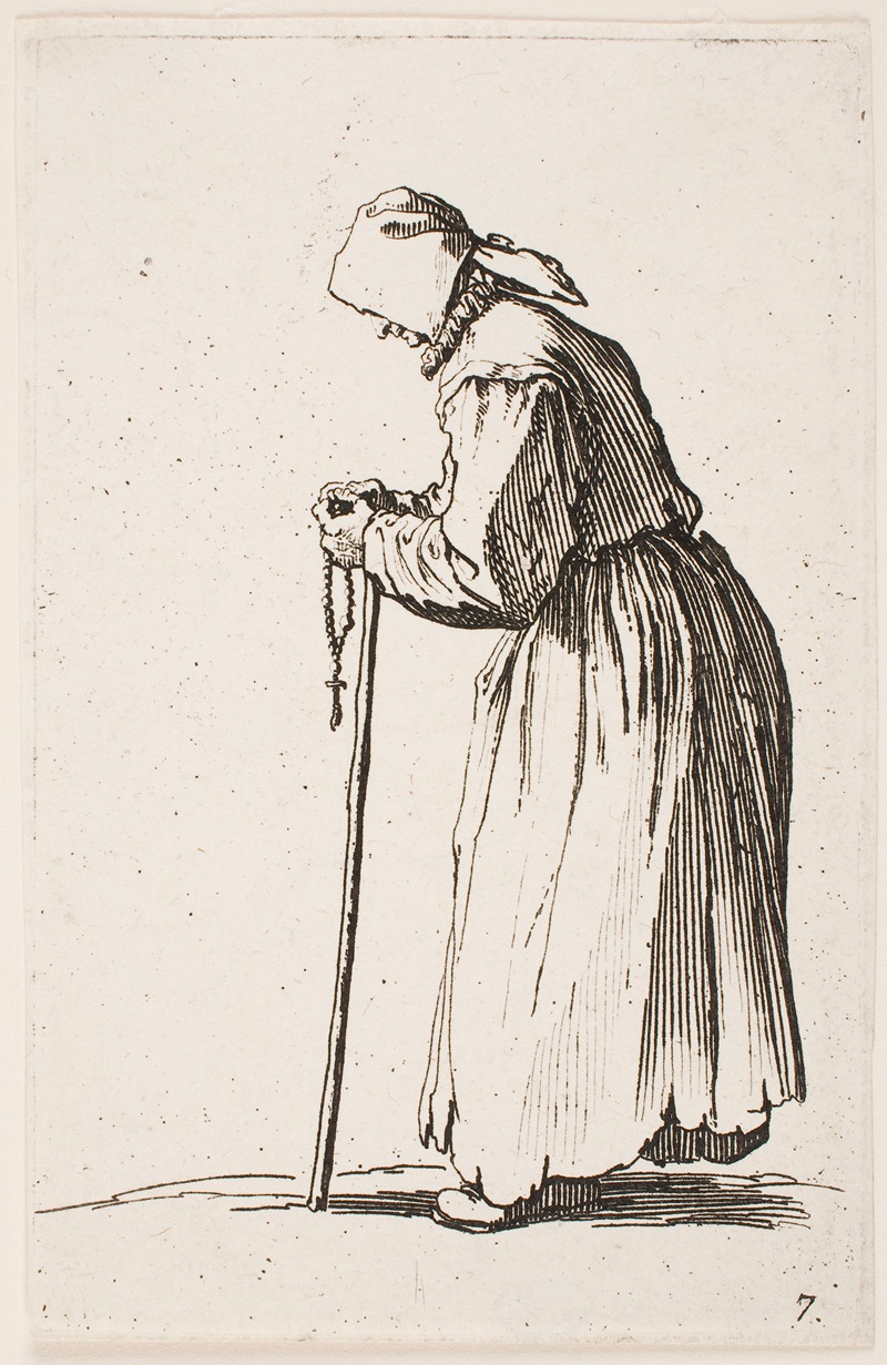 Jacques Callot - The Beggar with a Rosary