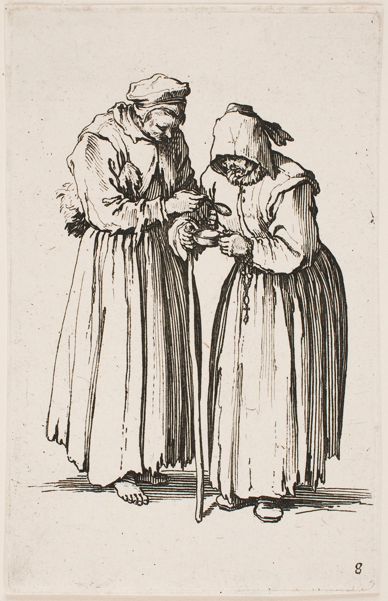 Jacques Callot - The Two Beggars