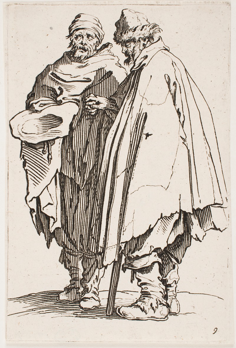 Jacques Callot - The Blind Man and His Companion