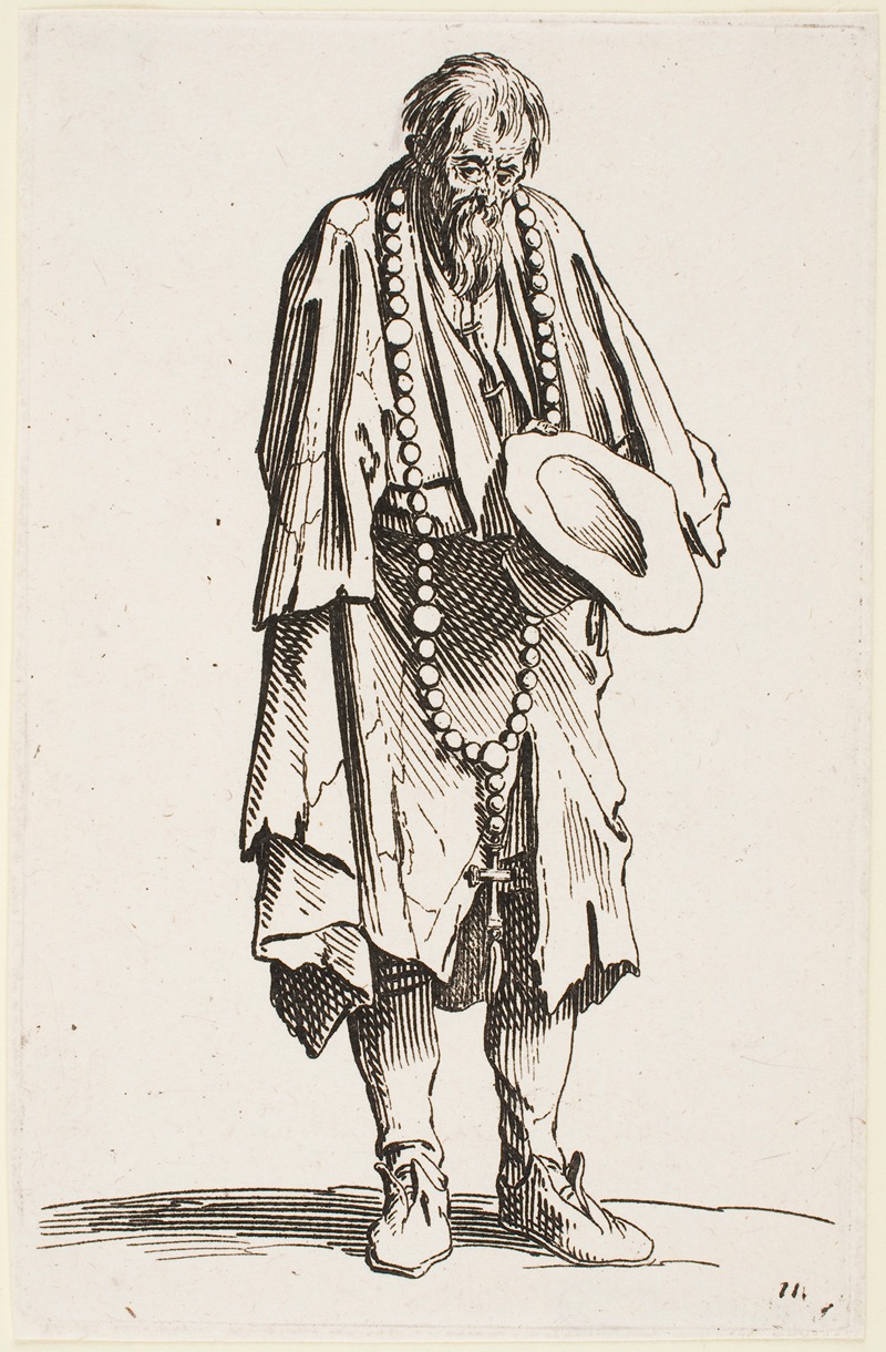 Jacques Callot - The Beggar with the Rosary