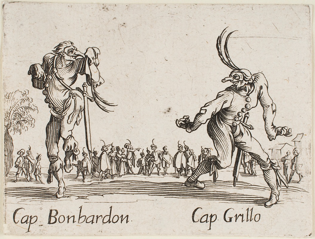Jacques Callot - Cap. Bonbardon and Cap. Grillo