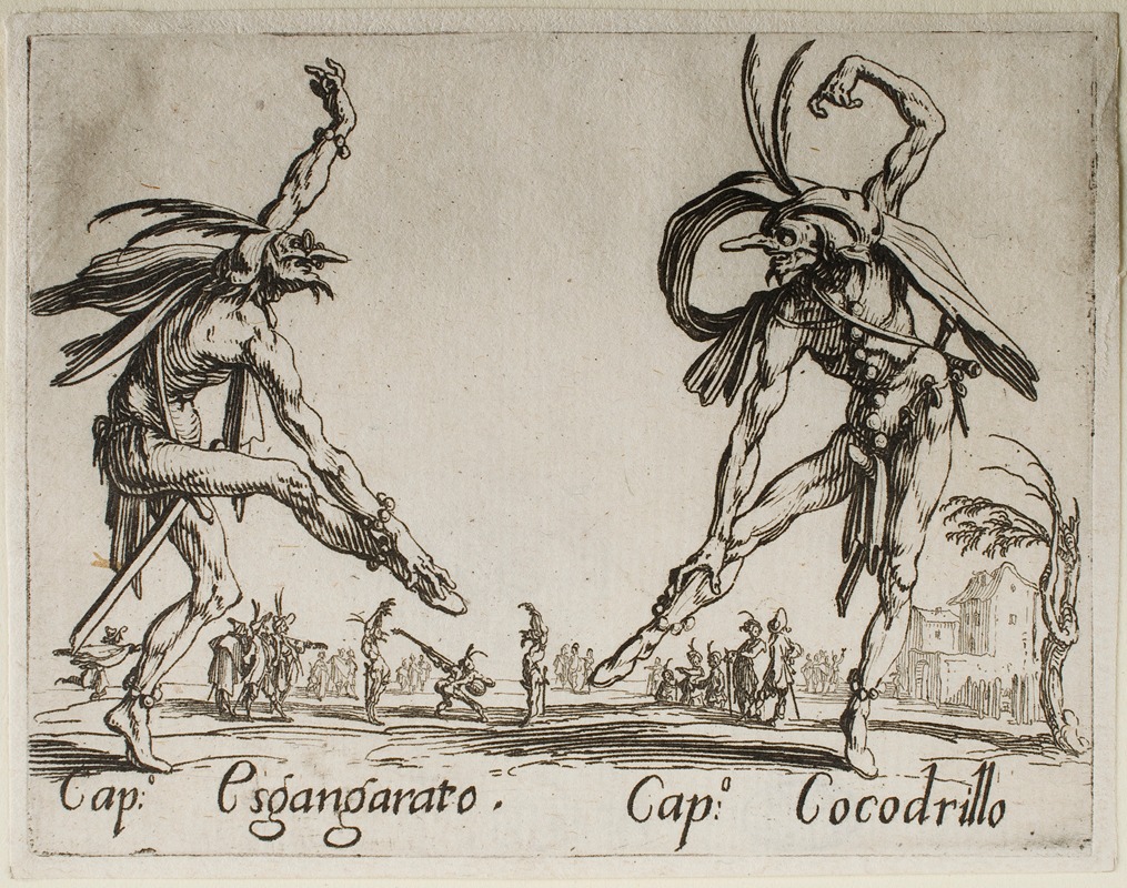 Jacques Callot - Cap. Esgangarato and Cap. Cocodrillo