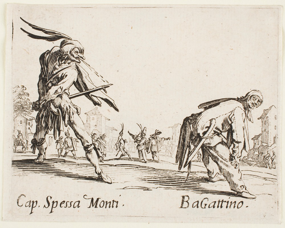 Jacques Callot - Cap. Spessa Monti and Bagatino
