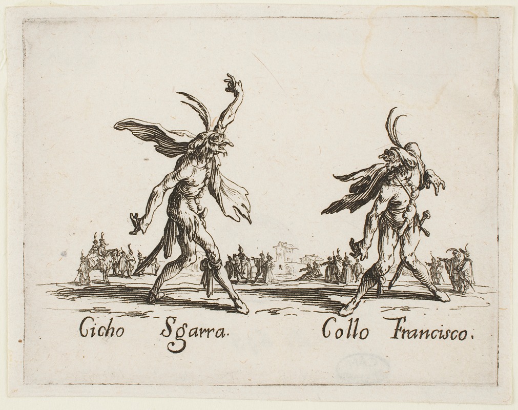 Jacques Callot - Cicho Sgarra and Collo Francisco