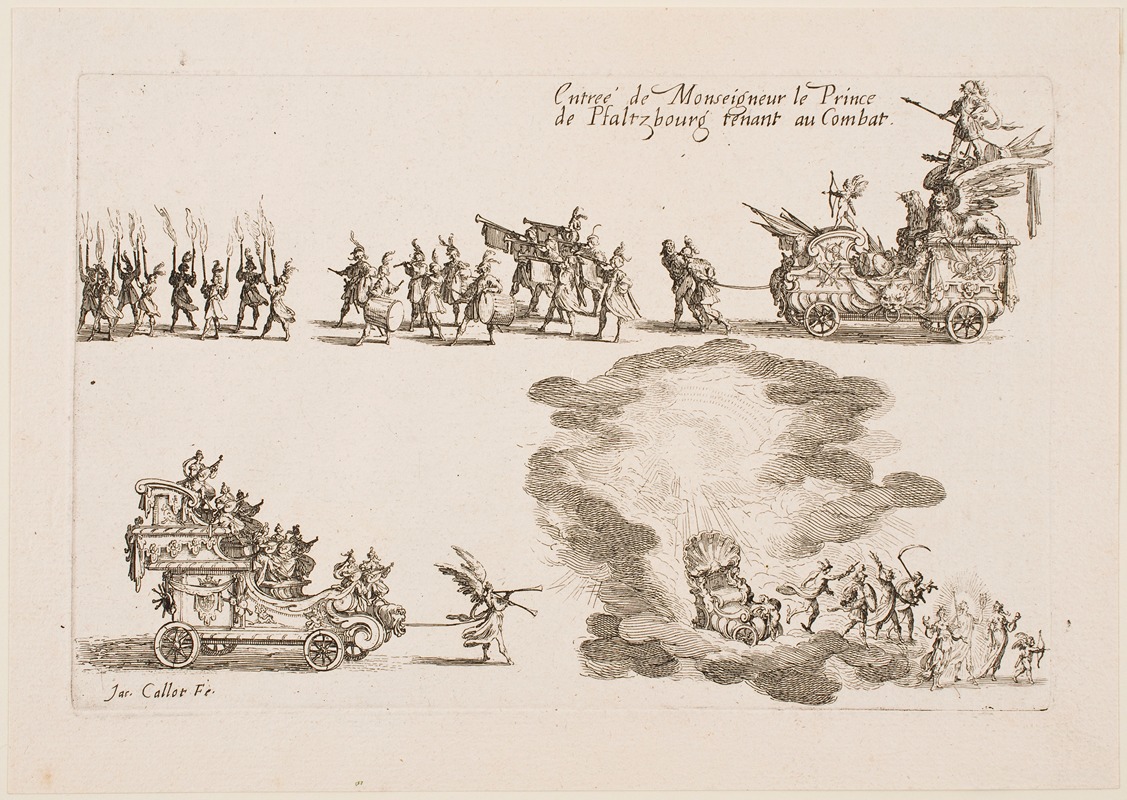 Jacques Callot - Entrance of the Prince of Pfalzbourg