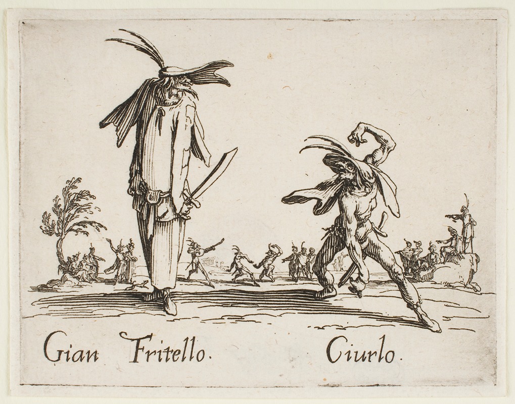 Jacques Callot - Gian Fritello and Ciurlo