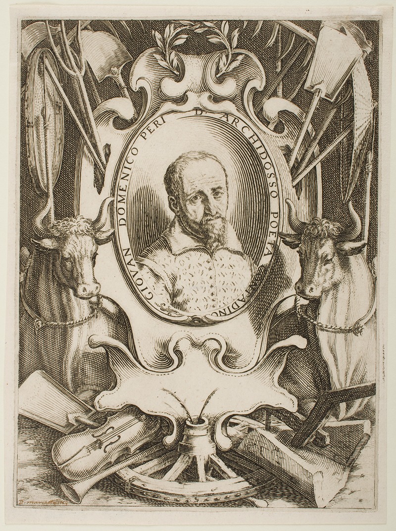 Jacques Callot - Portrait of Domenico Peri