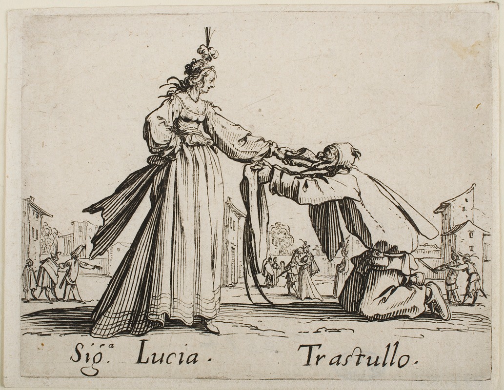 Jacques Callot - Signa Lucia and Trastulo