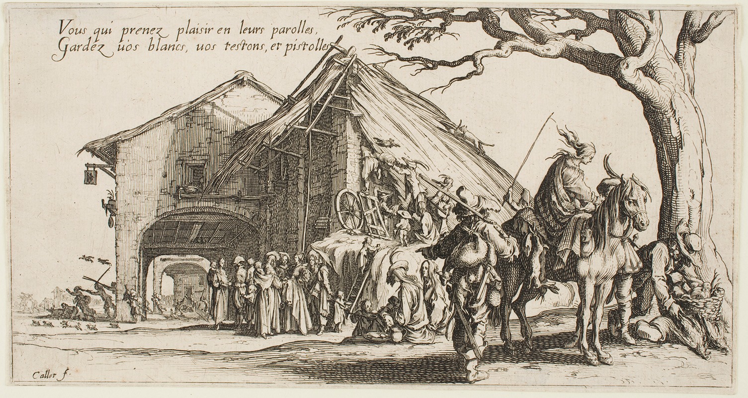 Jacques Callot - The Gypsies’ Resting Place; The Fortune Tellers