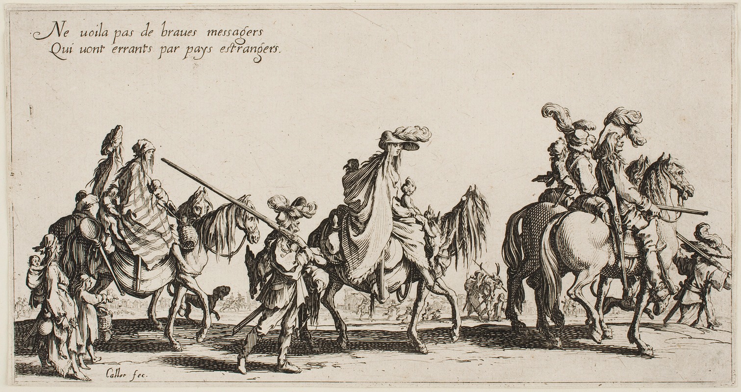 Jacques Callot - The Gypsies’ Traveling; Vanguard