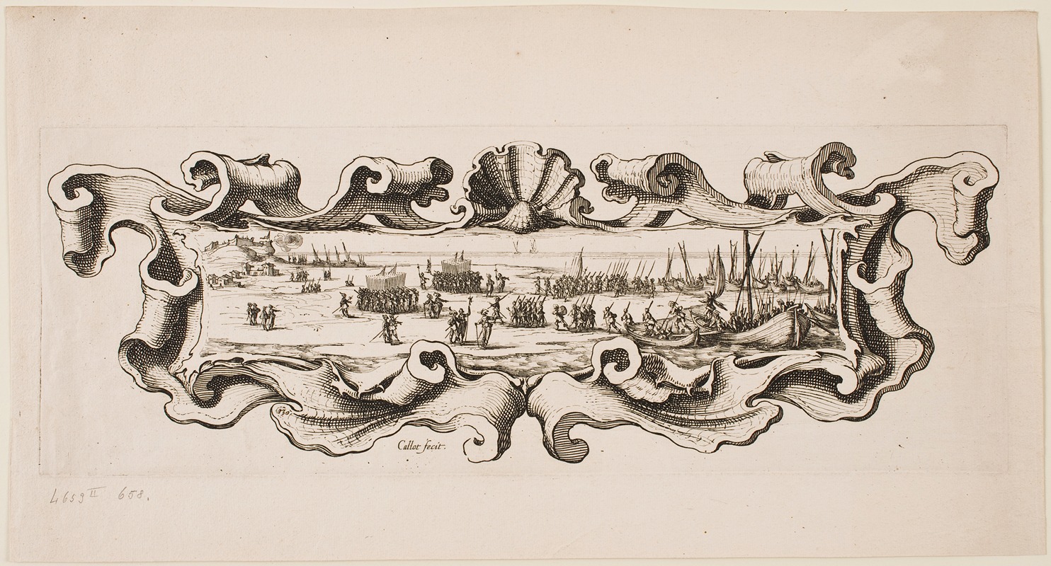 Jacques Callot - The Landing of Troops