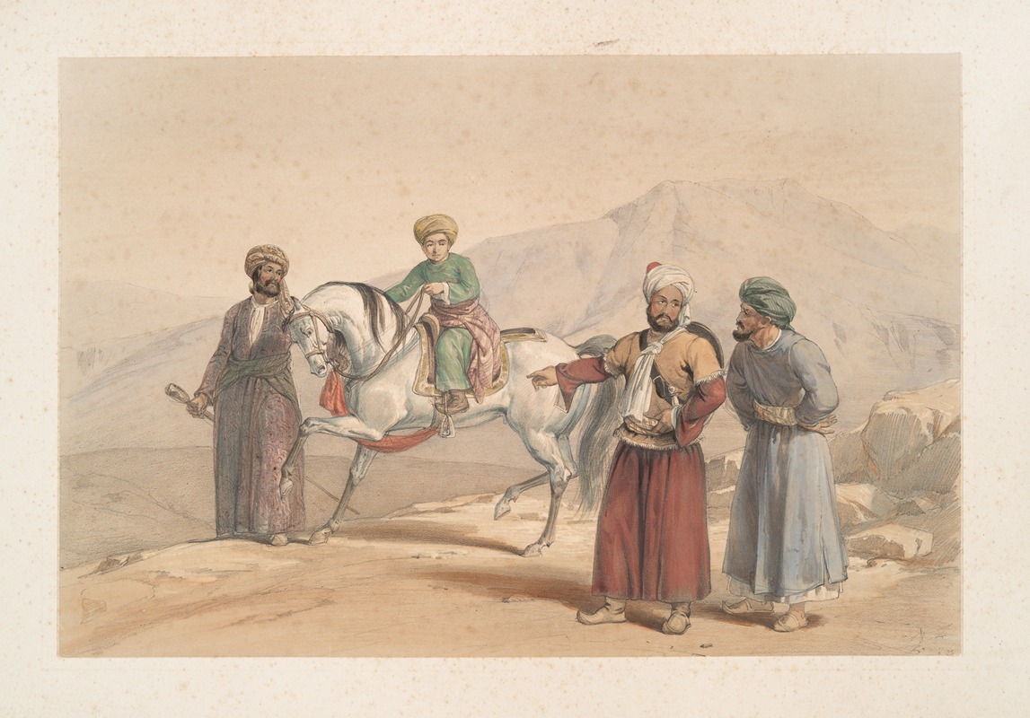 James Atkinson - A nephew of Dost Mahomed Khan, on the celebrated horse
