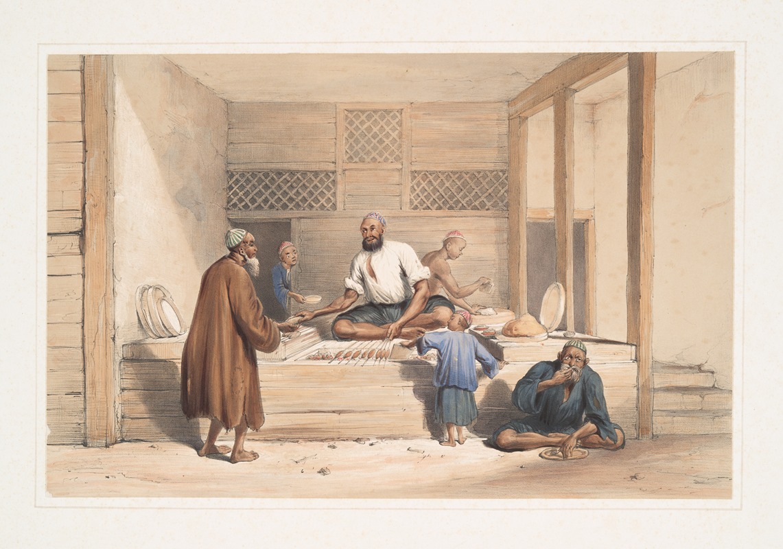 James Atkinson - Cabaub shop, Cabul