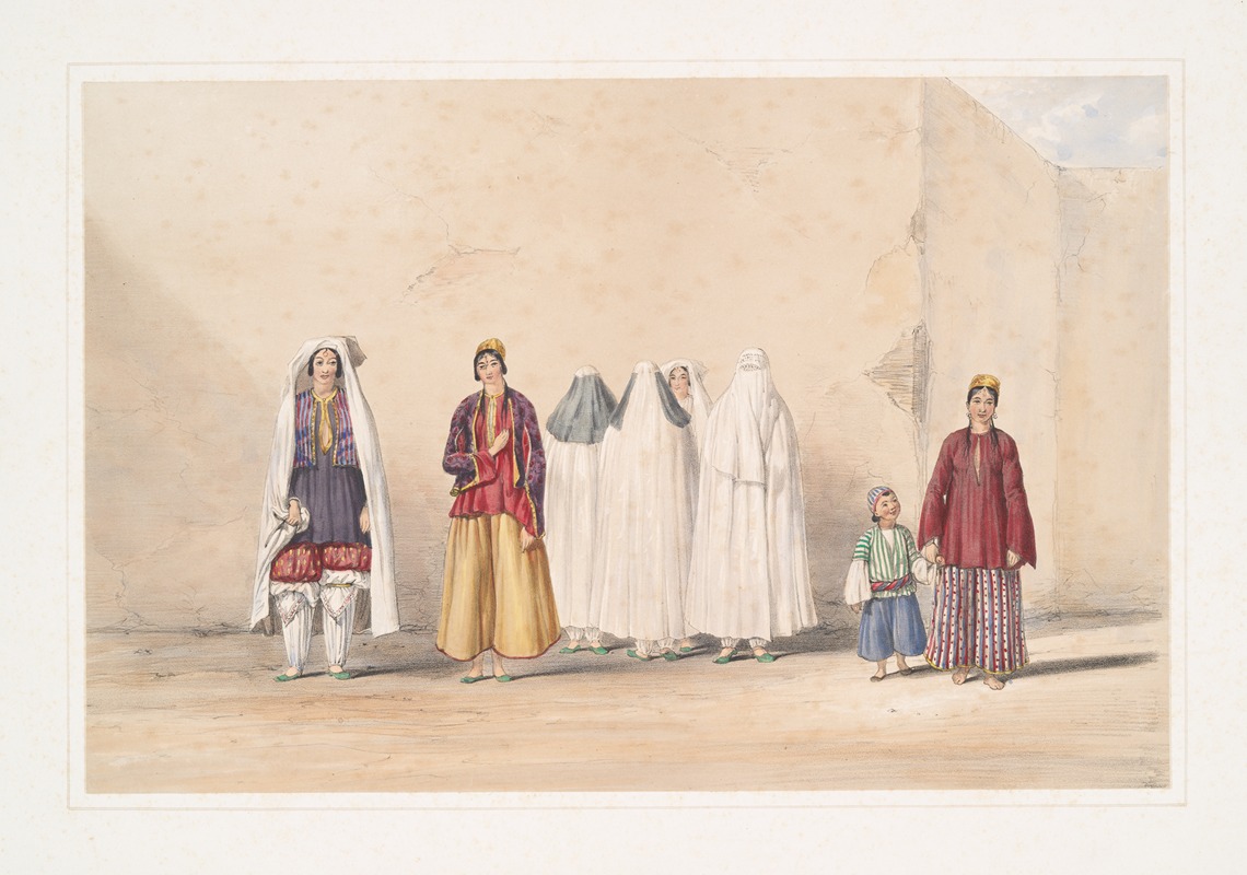 James Atkinson - Cabul; Affghan and Kuzzilbash ladies