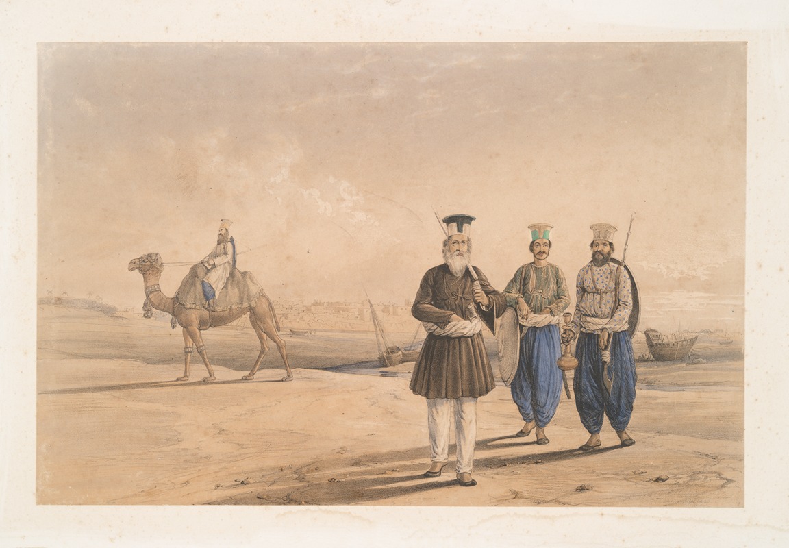 James Atkinson - Indian and attendants.