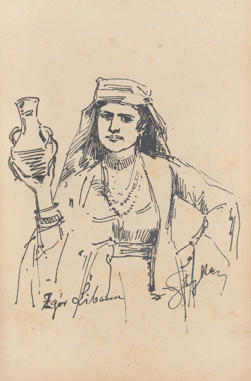 Jan Styka - Z gór Libanu