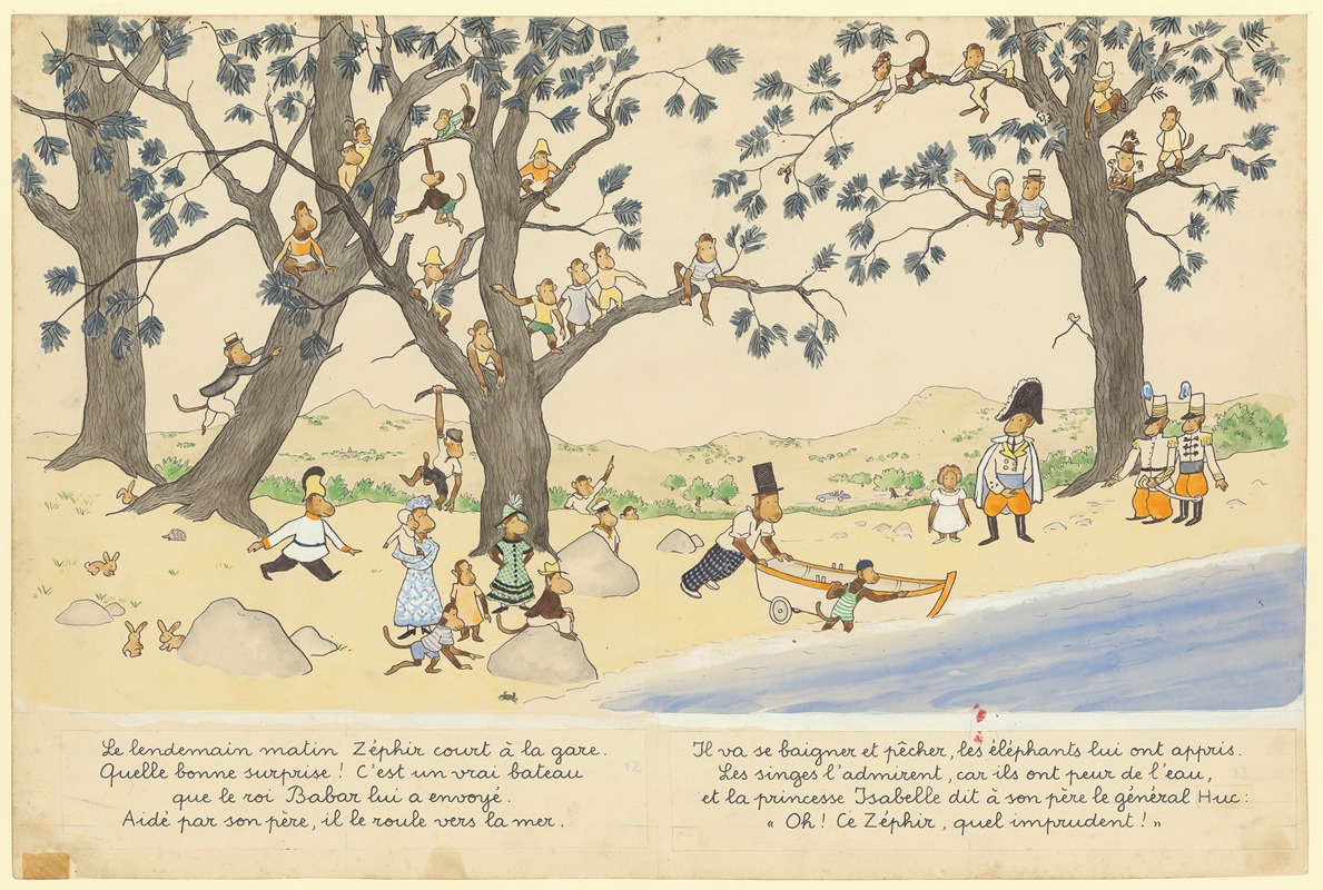 Jean de Brunhoff - Les vacances de Zéphir Pl.08