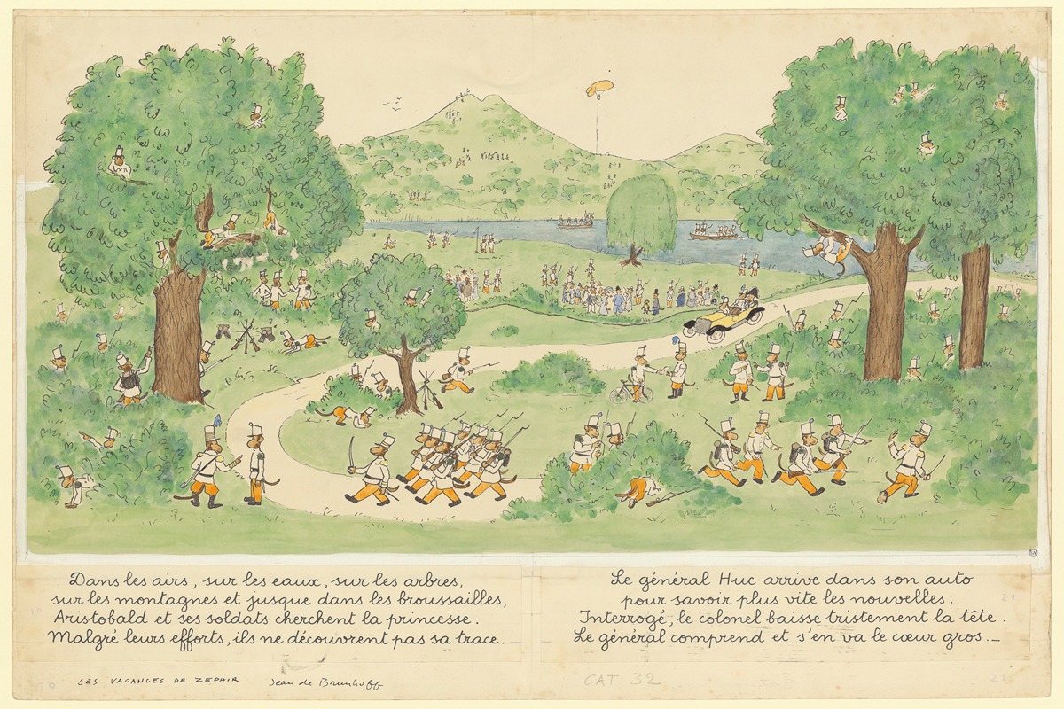 Jean de Brunhoff - Les vacances de Zéphir Pl.15