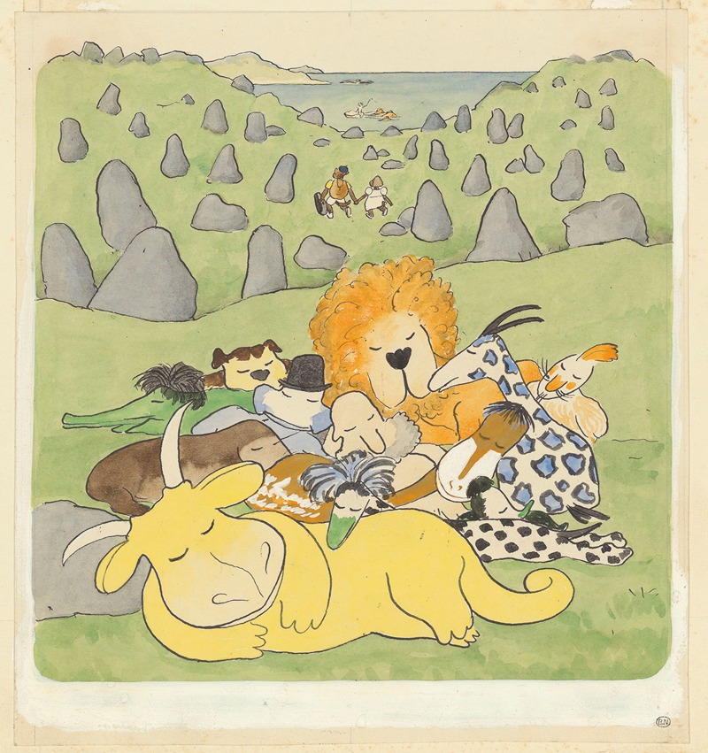 Jean de Brunhoff - Les vacances de Zéphir Pl.25