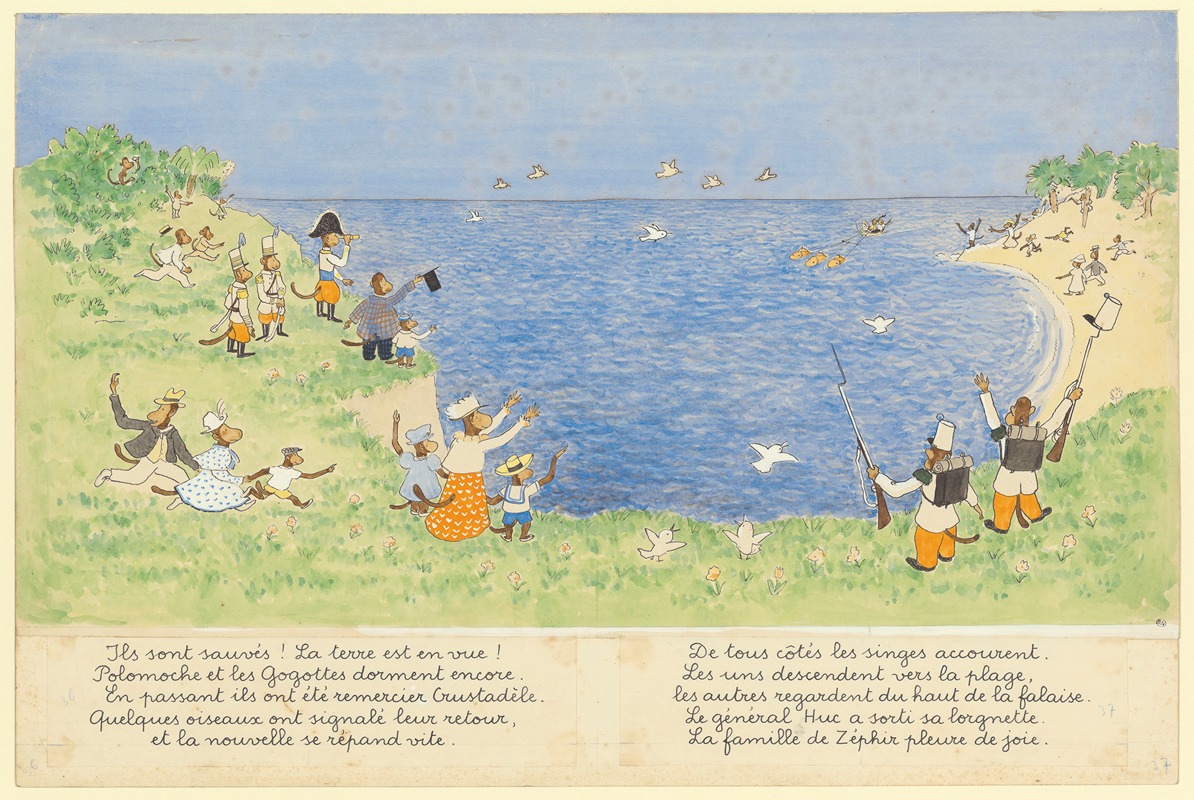 Jean de Brunhoff - Les vacances de Zéphir Pl.27