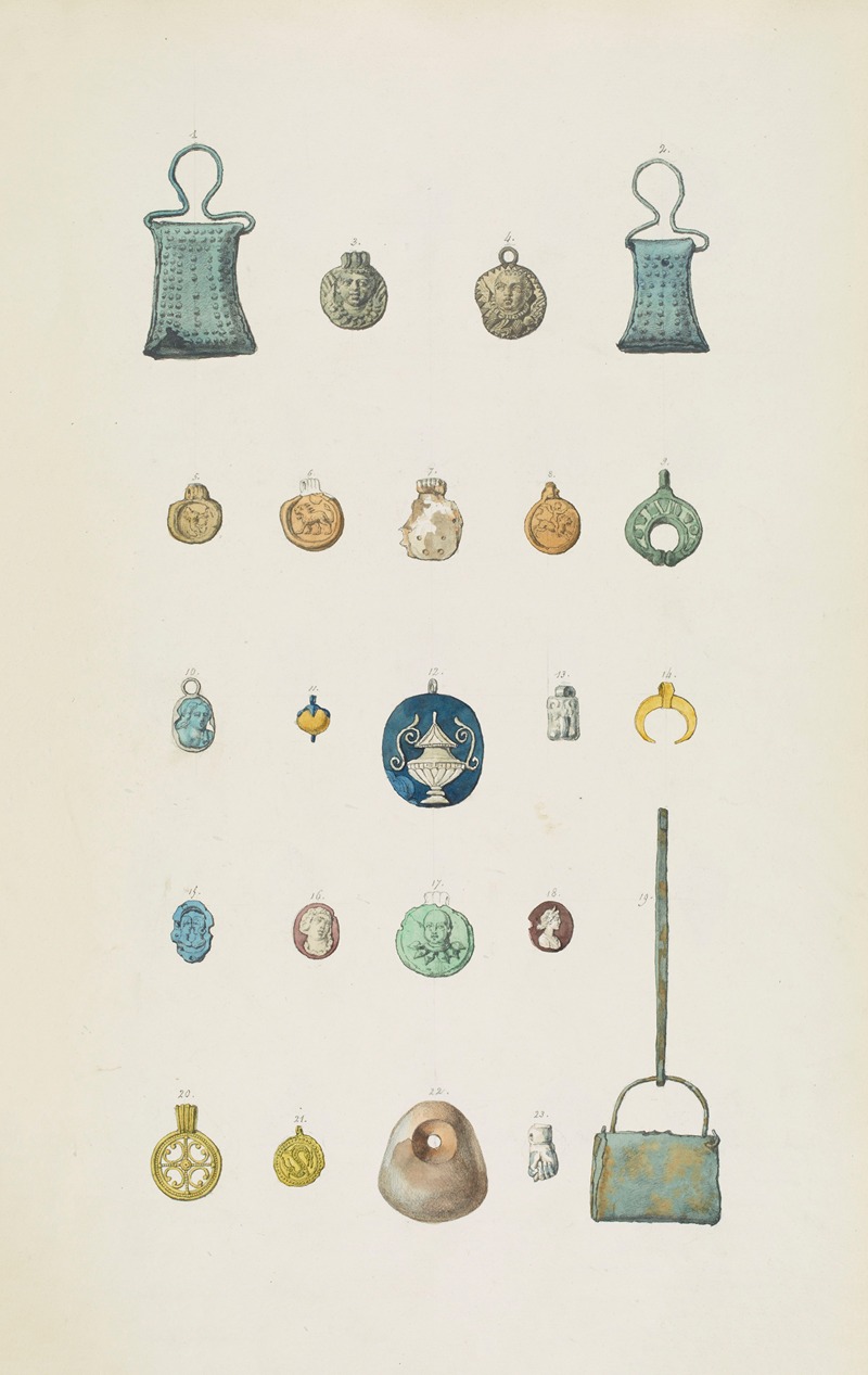 Jean-Baptiste Muret - Monuments antiques dessinés Pl.110