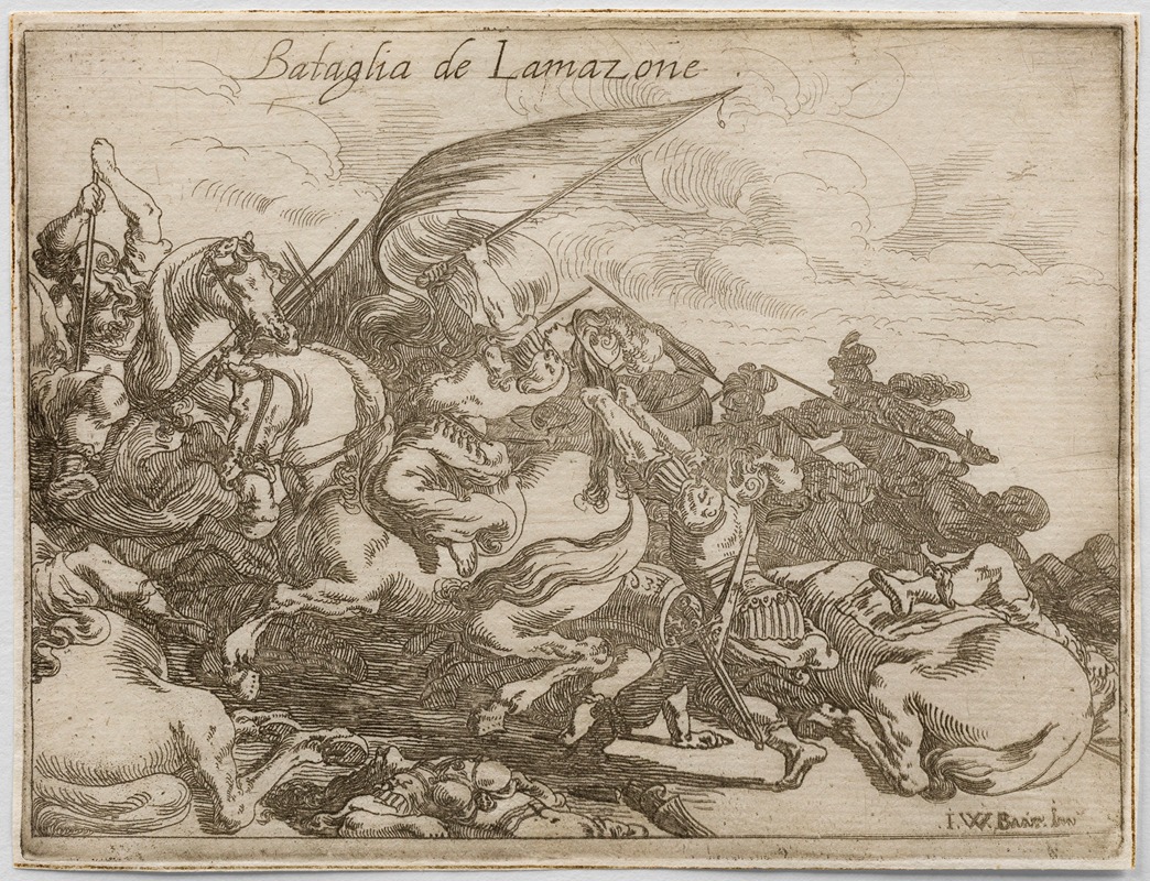 Johann Wilhelm Baur - Battle of the Amazons