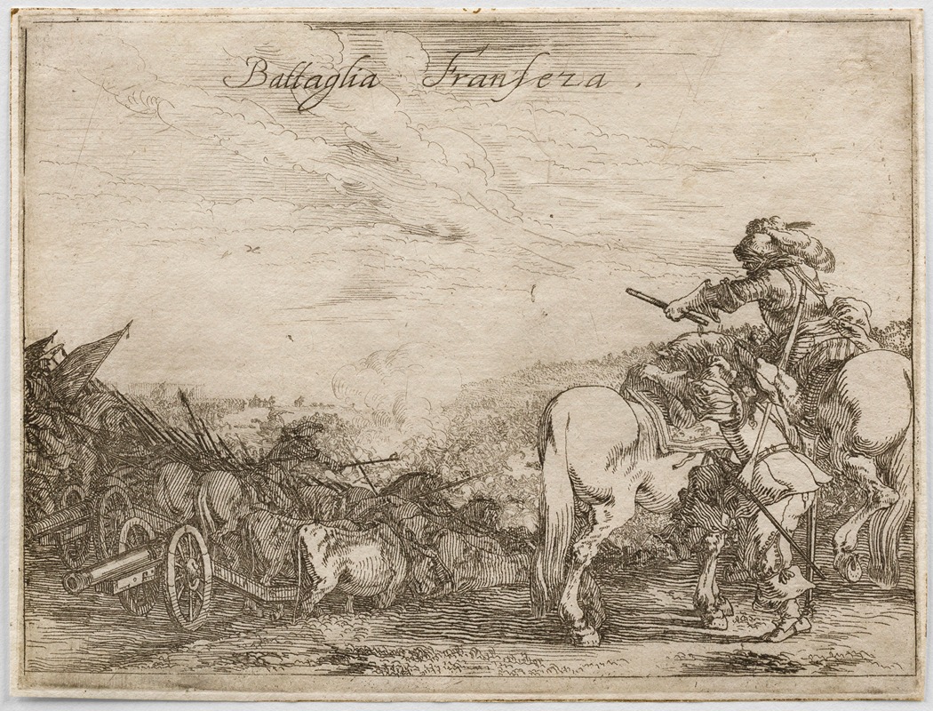 Johann Wilhelm Baur - French Battle