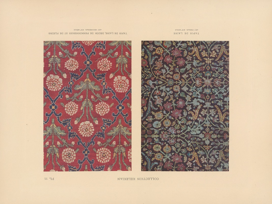 Jules Guiffrey - La collection Kelekian; Étoffes & tapis d’Orient & de Venise Pl.011