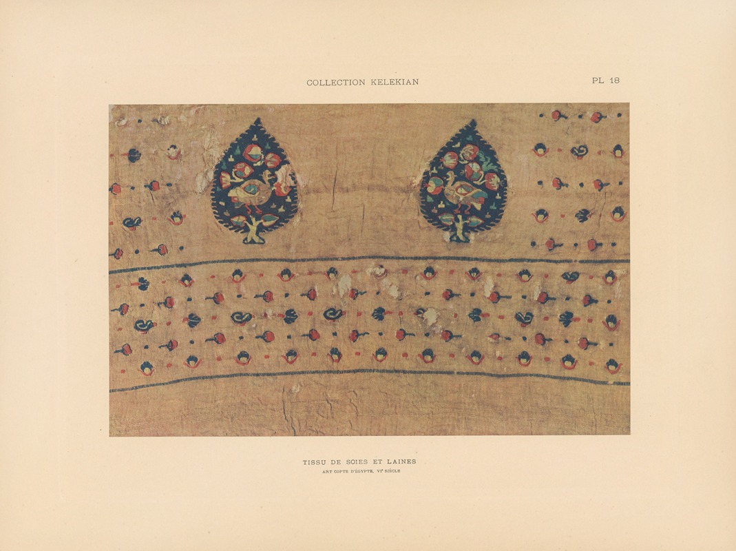 Jules Guiffrey - La collection Kelekian; Étoffes & tapis d’Orient & de Venise Pl.018