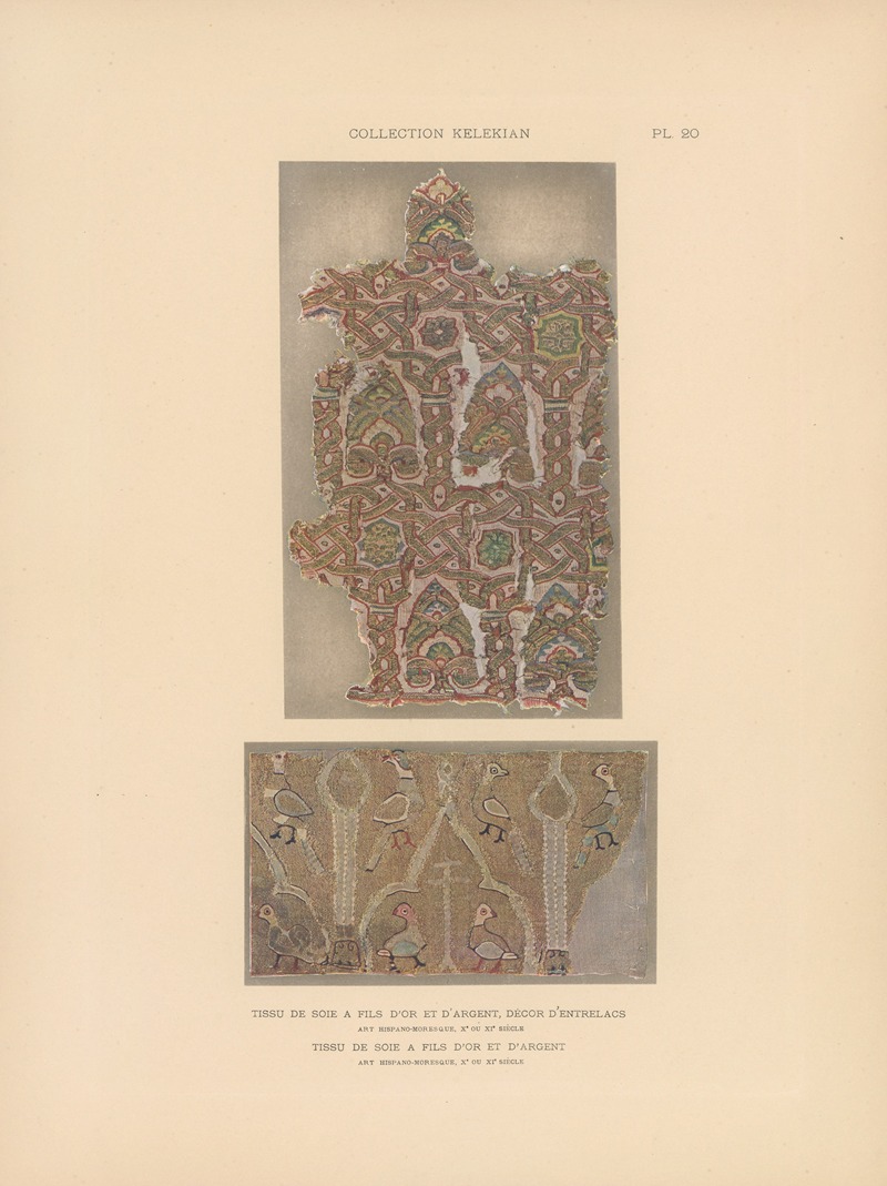 Jules Guiffrey - La collection Kelekian; Étoffes & tapis d’Orient & de Venise Pl.020