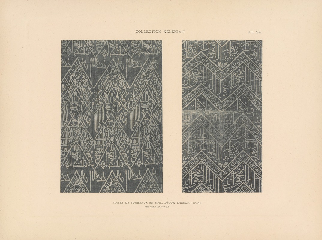 Jules Guiffrey - La collection Kelekian; Étoffes & tapis d’Orient & de Venise Pl.024