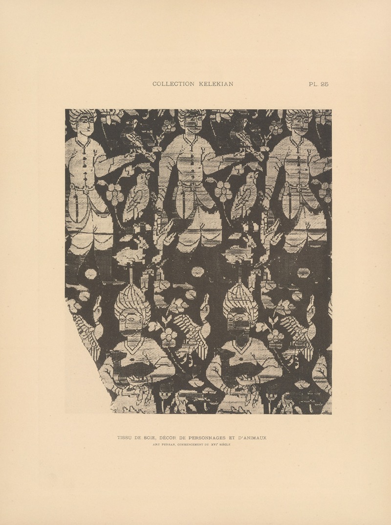 Jules Guiffrey - La collection Kelekian; Étoffes & tapis d’Orient & de Venise Pl.025