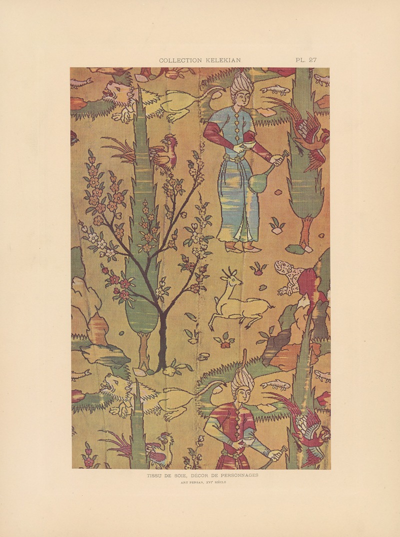 Jules Guiffrey - La collection Kelekian; Étoffes & tapis d’Orient & de Venise Pl.027