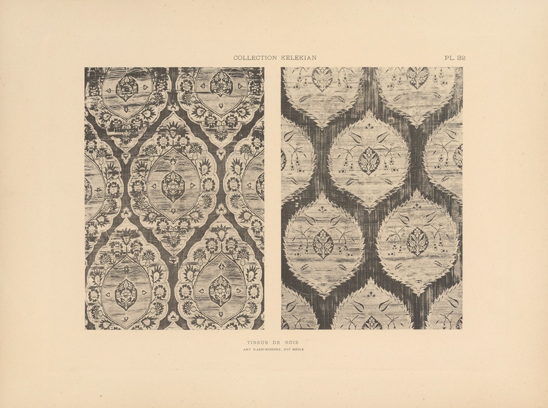 Jules Guiffrey - La collection Kelekian; Étoffes & tapis d’Orient & de Venise Pl.032