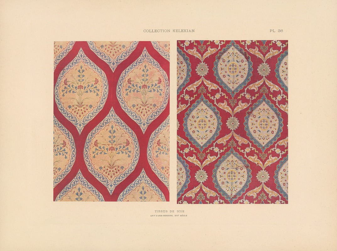 Jules Guiffrey - La collection Kelekian; Étoffes & tapis d’Orient & de Venise Pl.037
