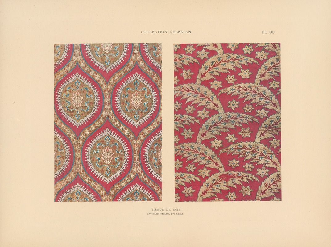 Jules Guiffrey - La collection Kelekian; Étoffes & tapis d’Orient & de Venise Pl.038