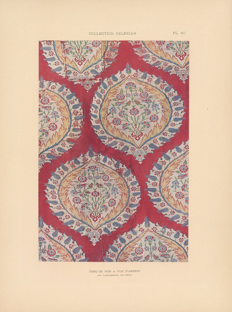 Jules Guiffrey - La collection Kelekian; Étoffes & tapis d’Orient & de Venise Pl.040