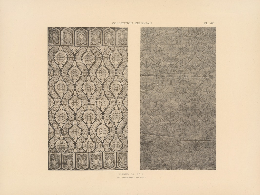 Jules Guiffrey - La collection Kelekian; Étoffes & tapis d’Orient & de Venise Pl.046