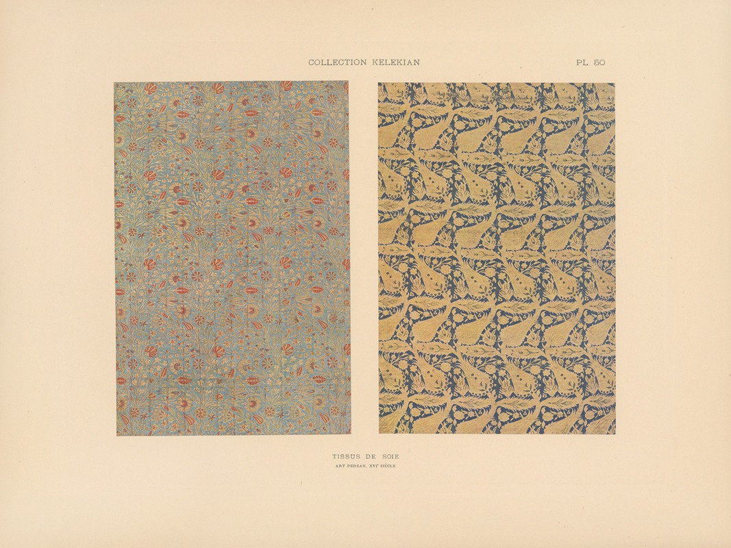 Jules Guiffrey - La collection Kelekian; Étoffes & tapis d’Orient & de Venise Pl.050
