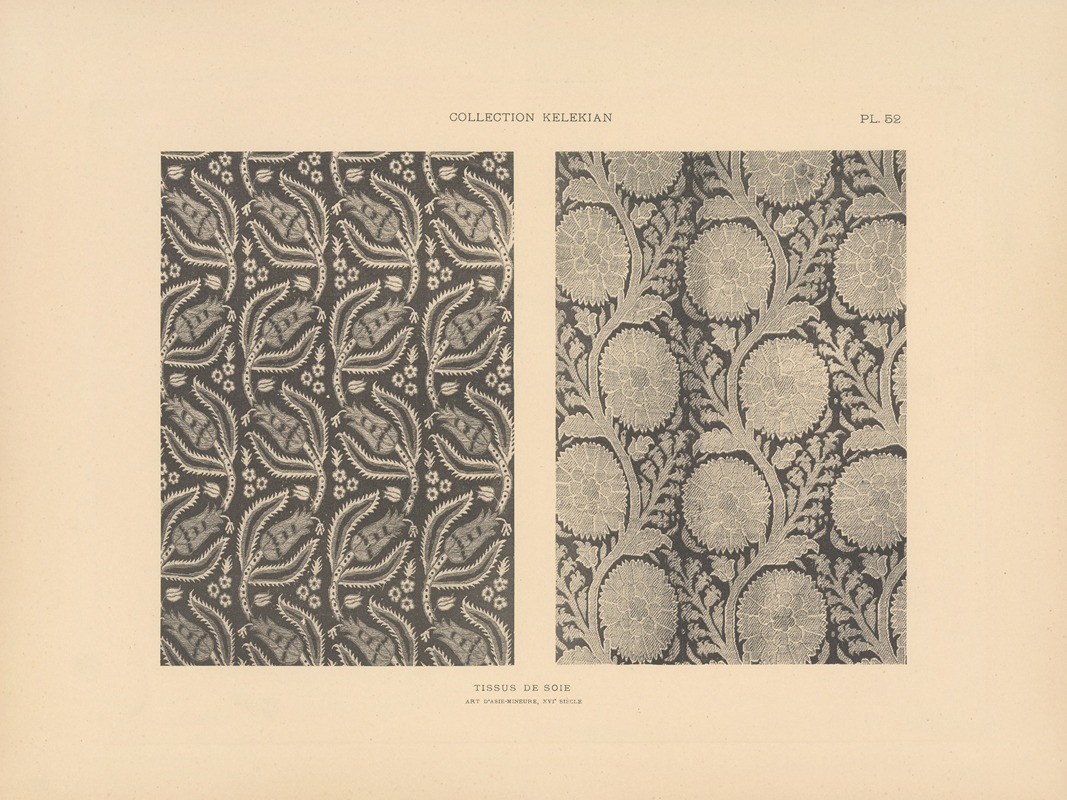 Jules Guiffrey - La collection Kelekian; Étoffes & tapis d’Orient & de Venise Pl.052