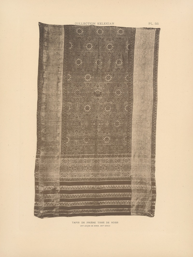 Jules Guiffrey - La collection Kelekian; Étoffes & tapis d’Orient & de Venise Pl.055