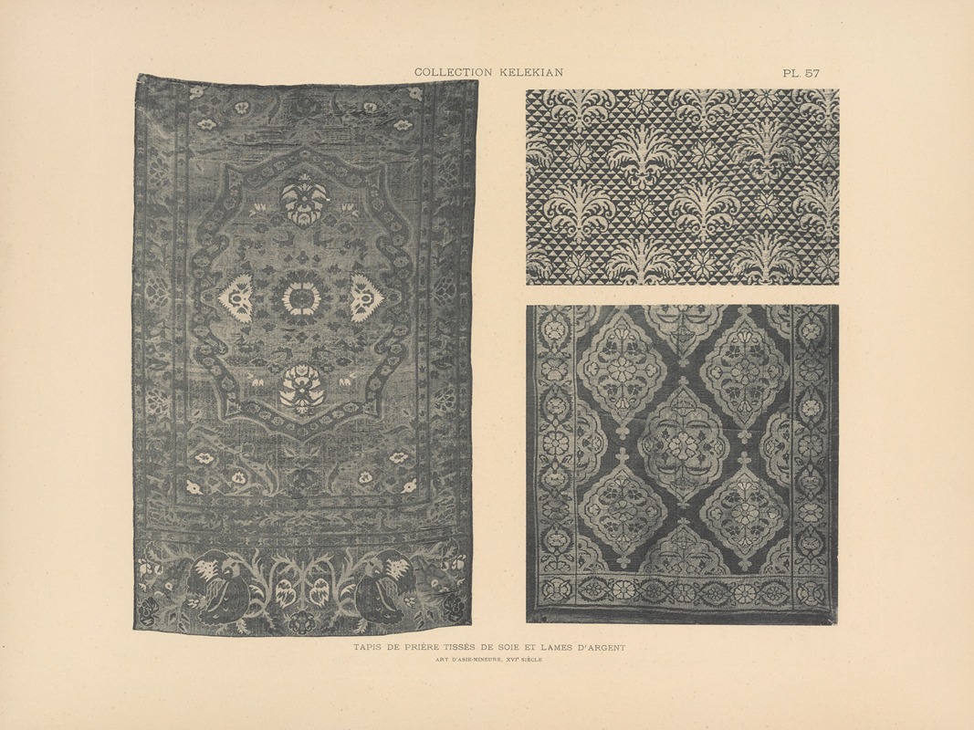 Jules Guiffrey - La collection Kelekian; Étoffes & tapis d’Orient & de Venise Pl.057