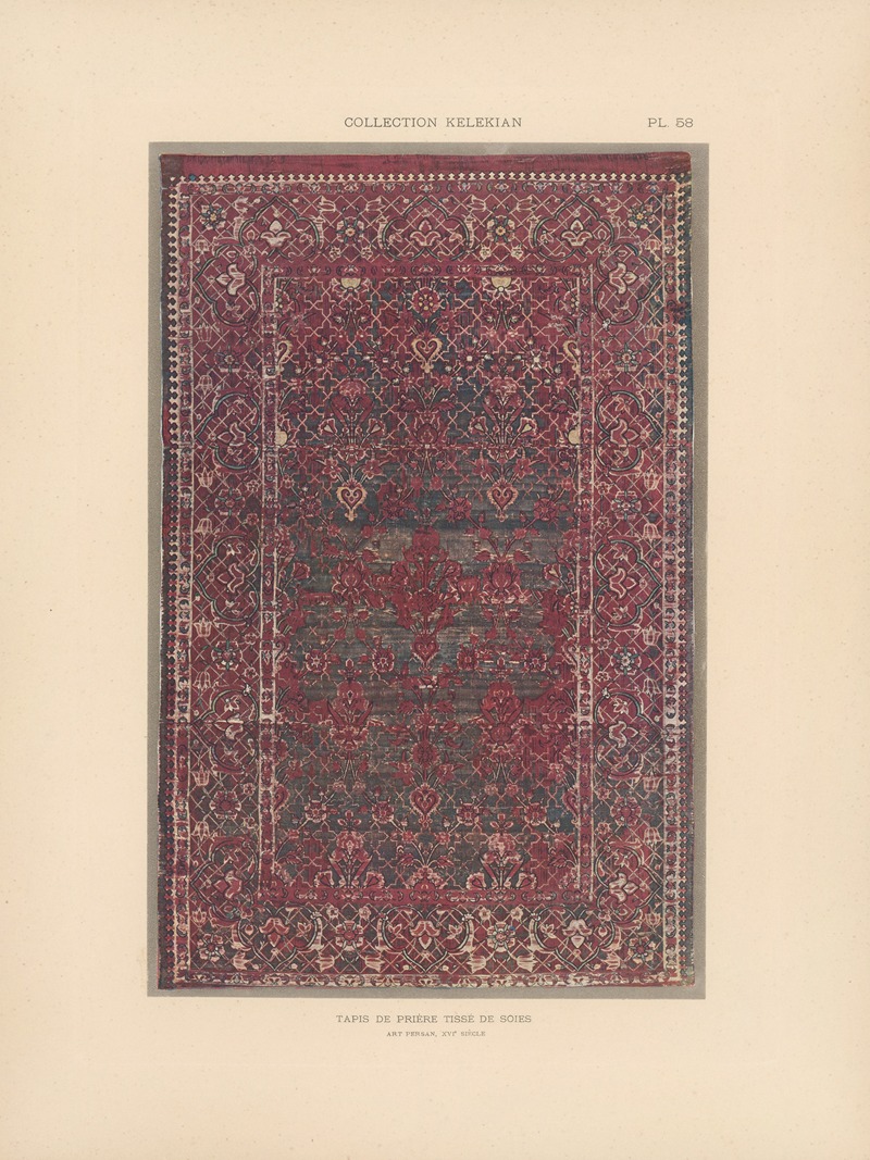 Jules Guiffrey - La collection Kelekian; Étoffes & tapis d’Orient & de Venise Pl.058