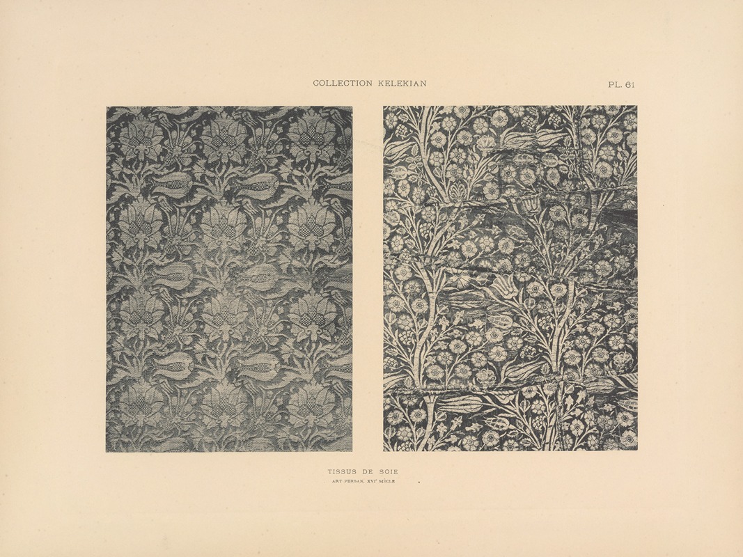 Jules Guiffrey - La collection Kelekian; Étoffes & tapis d’Orient & de Venise Pl.061