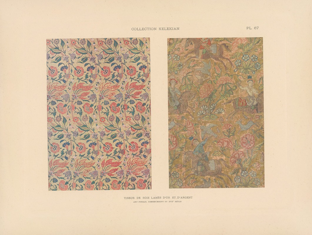Jules Guiffrey - La collection Kelekian; Étoffes & tapis d’Orient & de Venise Pl.067