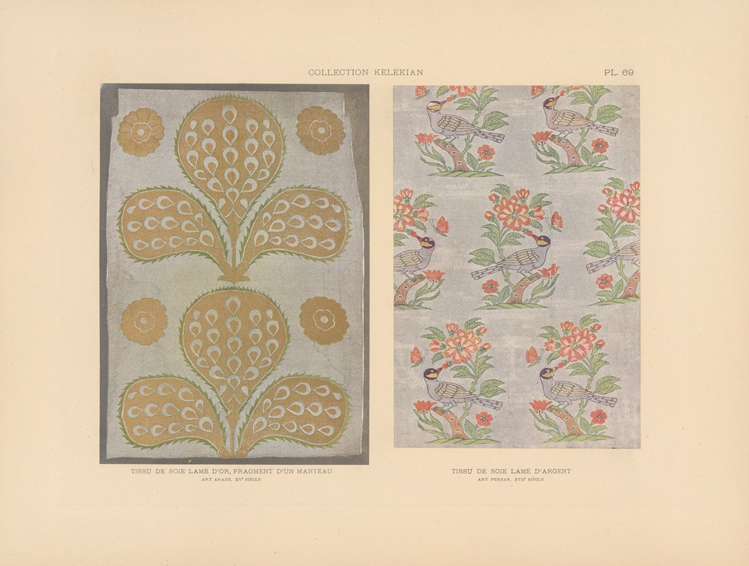 Jules Guiffrey - La collection Kelekian; Étoffes & tapis d’Orient & de Venise Pl.069