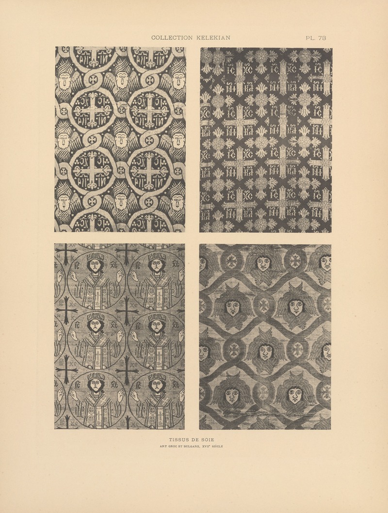 Jules Guiffrey - La collection Kelekian; Étoffes & tapis d’Orient & de Venise Pl.073