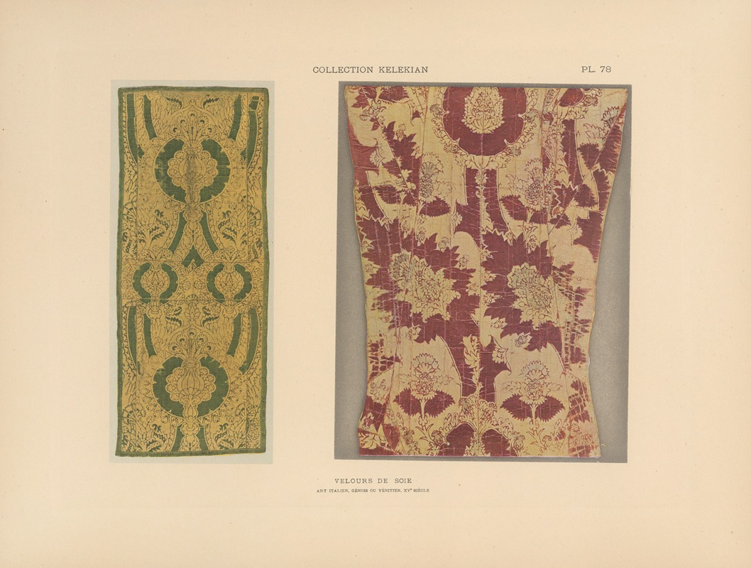 Jules Guiffrey - La collection Kelekian; Étoffes & tapis d’Orient & de Venise Pl.078