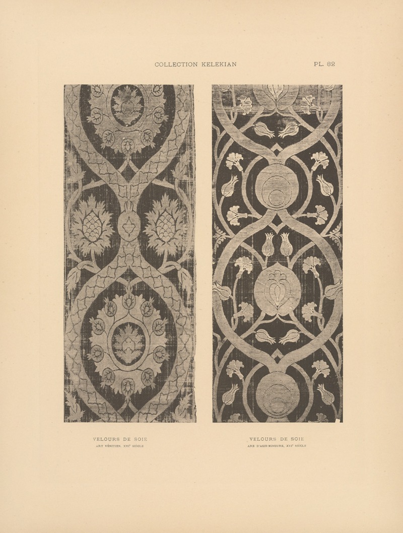 Jules Guiffrey - La collection Kelekian; Étoffes & tapis d’Orient & de Venise Pl.082